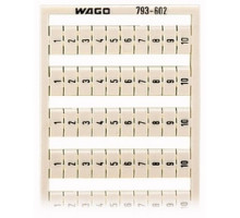 WAGO CORPORATION  793-602   WMB MULTI MARKING SYSTEM  VERTICAL 1-10 WHITE