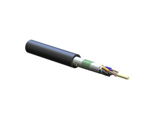 CORNING 024TUZ-T4190D20  LSZH Loose Tube, Gel-Free, Single-Jacket Cable24 F, 50 um multimode OM4