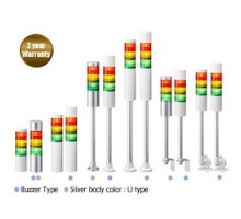 PATLITE USA CORPORATION LR6-3ILWMNW-RYG  60mm diameter IP65, 3-Tier I/O Link, Direct Mount, w/ Flashing no Buzzer, Off-white