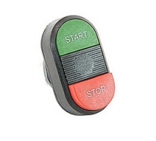 ABB  MPD15-11B   Modular green and red non-illuminated double pushbutton with START/STOP markings and 22mm mounting