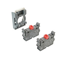 ABB  MCBH-02   Contact Blocks With Holder Front Mount, Non Illuminated 2 NC