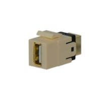 ON-Q/LEGRAND  WP1221IV                 Keystone Insert, USB 2.0 A/B Adapter, 0.65