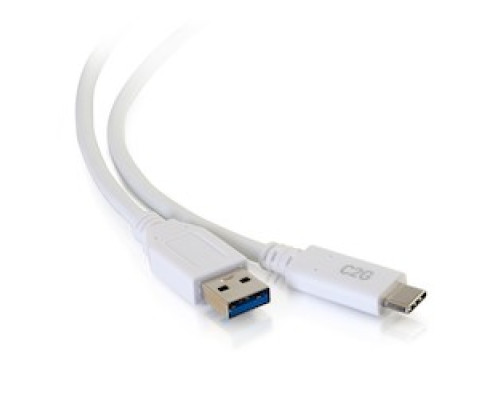 C2G  CG28837  28837                 10 ft. USB 3.0 USB-C To USB-A M/M White