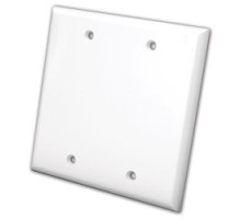 VANCO  820542X                 Blank Wall Plates, Dual & White