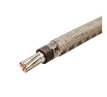 SOUTHWIRE COMPANY  56976501                 TelcoFlex III Central Office Power Cable, 2 AWG, Single Conductor, Class B Strand with Braid, LSZH, 600 Volts, Gray/Black