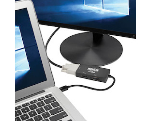 TRIPP LITE  P137-06N-HDVK6B                 Cable Assembly A/V, Adapter, KeySpan Mini DisplayPort 1.2, to VGA/DVI/HDMI All-in-One, Converter Adapter