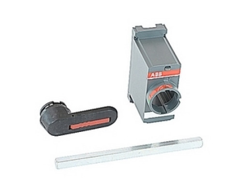 ABB  OSV400BK   Direct mount handle, red and black, marked O/I, padlockable, for use on OS400