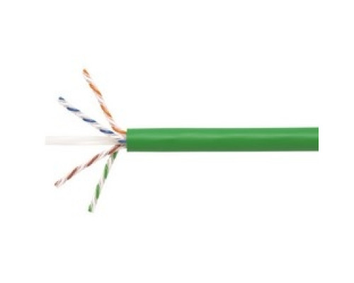 COMMSCOPE SYSTIMAX SOLUTIONS  760105775  1091B GRN C6A 4/23 U/UTP R1000                 Copper Cable, Category 6A, 23 AWG, 4 Pair, Unshielded, UTP, Solid Bare Copper Conductor, PO/PVC, CMR, Riser Cable, Green Jacket, 1000Ft, Reels