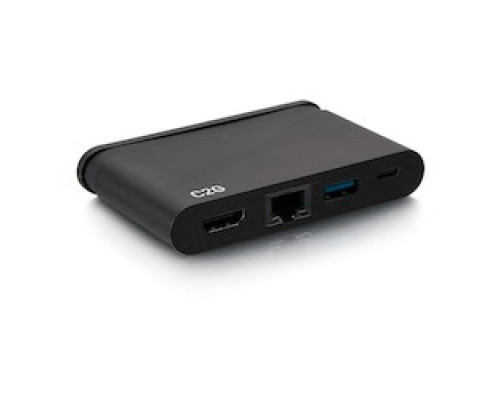 C2G  C2G54455  54455                 USB-C Travel Dock, HDMI 4k30, USB, Ethernet, Power Delivery