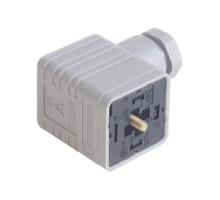 HIRSCHMANN  934393106   GDM 2016 grey; Cable Socket with central screw M 3 x 35, 2 contacts + PE, M 16, Type A, DIN EN 175 301-803-A