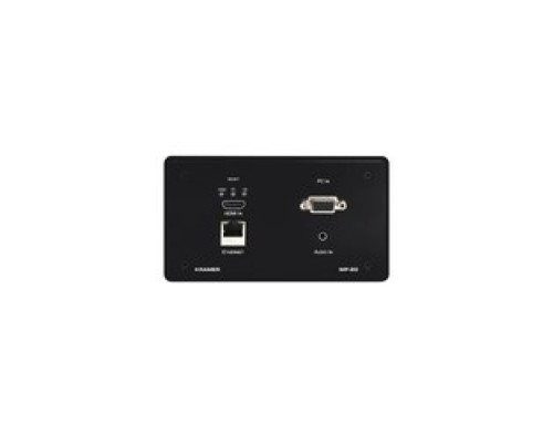 KRAMER  20-80371195  WP-20/USB                 HDMI and XGA - Ethernet, Bidirectional RS-232 and Stereo HDBaseT Transmitter - Black Decora Style