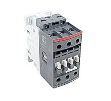 ABB  AF38-30-00-11   3 pole, 50 amp, non-reversing across the line contactor with 24-60V AC and 20-60V DC coil and no auxiliary contacts