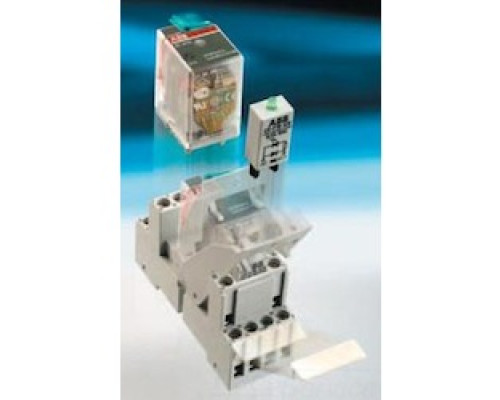 ABB  1SVR405612R0100   Pluggable Relay, with LED, 3 C/O Contacts, 250V, 12A, 24 V AC Coil