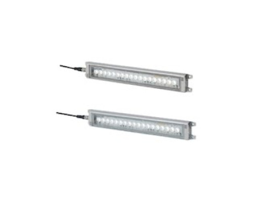PATLITE USA CORPORATION CLK3C-24SG-CD  LED Bar light, SUS316, 300mm, Daylight white, Tempered glass, M12 connector; IP66G, IP67G, IP69K