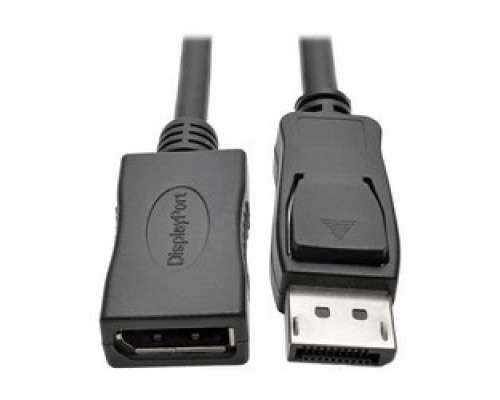 TRIPP LITE P579-015         DisplayPort Extension Cable with Latch, 4K x 2K 3840 x 2160 @ 60 Hz, HDCP 2.2 M/F , 15 ft.