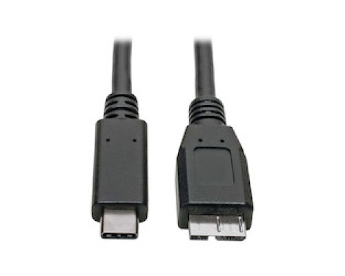 TRIPP LITE U426-006         USB-C to USB Micro-B Cable M/M - USB 3.1, Gen 1 5 Gbps , Thunderbolt 3 Compatible, 6 ft.