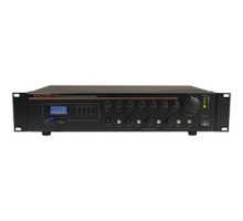 FACTOR ELECTRONICS  X-7240-4                 Mixer Amplifier, 4-Zone, 110 to 120/220 to 240 Volt AC, 24 Volt DC, 240 Watt, 80 Hertz to 16 Kilohertz, 80 dB Signal to Noise Ratio, 16.53