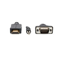 TRIPP LITE P566-003-VGA-A         HDMI to VGA + Audio Active Converter Cable, HDMI to Low-Profile HD15 + 3.5 mm M/M , 1920 x 1200/1080p @ 60 Hz, 3 ft.