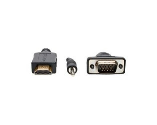 TRIPP LITE P566-003-VGA-A         HDMI to VGA + Audio Active Converter Cable, HDMI to Low-Profile HD15 + 3.5 mm M/M , 1920 x 1200/1080p @ 60 Hz, 3 ft.