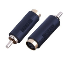 VANCO  120076                 S-Video Mini Din 4 Pin Female Jack to RCA Male Plug