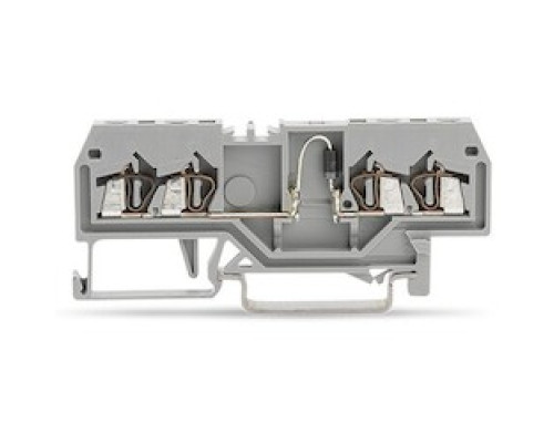 WAGO CORPORATION  279-815/281-410   4-CONDUCTOR DIODE TERMINAL BLOCK WITH DIODE