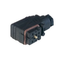 HIRSCHMANN  932485100   GO 700 WF black; Cable Socket with PG 11 Cable gland with screw contacts, 7 contacts, female, DIN VDE 0627 / IEC 61984, 10A, 250V AC/DC