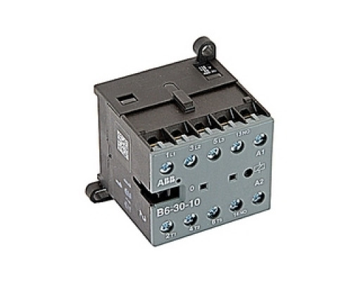 ABB  B6-30-10-84   Mini Contactor, Non Rev, 3Pole, 12A, 1NO Aux Cont 110-127 V AC Coil