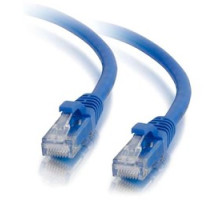 C2G  CG15200  CG15200   Ethernet Network Patch Cable, Snagless, UTP, Cat 5E, RJ45 Male to RJ45 Male, 24 AWG Bare Copper, 10’ Length, HDPE Insulation, PVC Blue Jacket