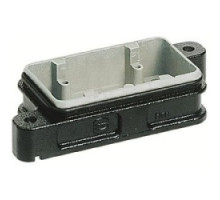 HARTING  09400060311  9400060311   Han HPR Housings: Han 6 HPR Base Panel Screw locking