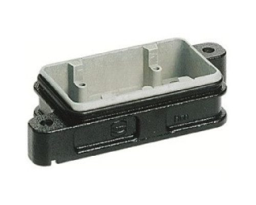 HARTING  09400060311  9400060311   Han HPR Housings: Han 6 HPR Base Panel Screw locking