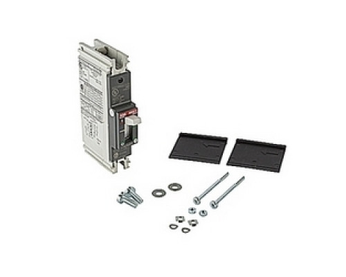 ABB  A1A025TW-1   1 pole, 25 amps rated at 240V AC and 125V DC, fixed trip point molded case circuit breaker, with a thermal magnetic trip device and 10kA at 240V AC and 5kA at 125V DC interrupt current rating