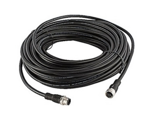 ABB  2TLA020056R2400   Extension cable 20 meters, black PVC jacket with straight 5 pole M12 male/female connectors, 22AWG conductors, overall braid shield