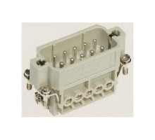 HARTING  09200102612  9200102612   Han A Male Insert-Screw: Han A 10 Position M Insert Screw