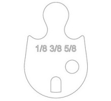 SCHLAGE ALLEGION BRAND  L583-474         Door Lock Cylinder Cam, For 1-1/8