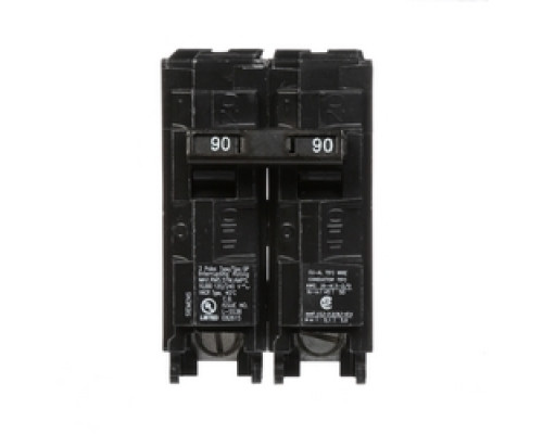 SIEMENS  US2:Q290  Q290   Miniature Circuit Breaker, Common Trip, Thermal Magnetic, Low Voltage, Plug-In, 2 Pole, 120/240 Volt AC, 90A, 10 kA Interrupting Rating