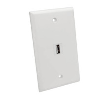 TRIPP LITE U060-000-KP-WH         USB 2.0 ALL-IN-ONE, KEYSTONE/PANEL MOUNT COUPLER, F/F , WHITE