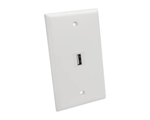 TRIPP LITE U060-000-KP-WH         USB 2.0 ALL-IN-ONE, KEYSTONE/PANEL MOUNT COUPLER, F/F , WHITE