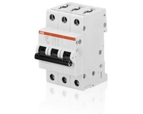 ABB  S203-C16  2CDS253001R0164   Mini Breaker, S200, 3 Pole, Trip C, 1.6A
