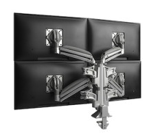 CHIEF MANUFACTURING  KXC420S                 KX Column Desk Mount QUAD 2L Arms SLV