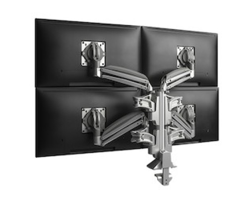 CHIEF MANUFACTURING  KXC420S                 KX Column Desk Mount QUAD 2L Arms SLV