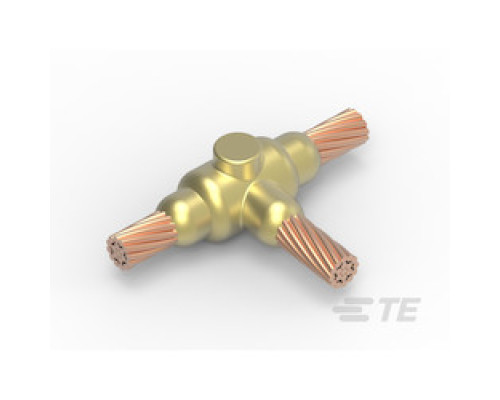 TE-ENERGY  EK0859-006  TE4/0-4/0A                 AMPWeld Exothermic Grounding Connections Cable To Cable Tee Connections Run 4/0 Tap 4/0