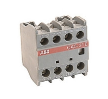 ABB  CA5-31E   4 pole front mounted instantaneous auxiliary contact block with 3 NO and 1 NC contacts