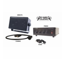 SPECO TECHNOLOGIES  2WAK3                 2-way Audio Kit with 30 W RMS Amplifier, Line-level Microphone and 4 in. Wall-mount 70/25 V Speaker