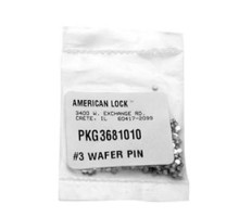 AMERICAN LOCK COMPANY  APKG3681020                 Padlock Rekeying Pin, Wafer, Master, #4, 100 each per Pack