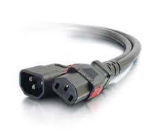 C2G  CG10361  10361                 10 ft. Locking C14 To C13 10A 250V Black