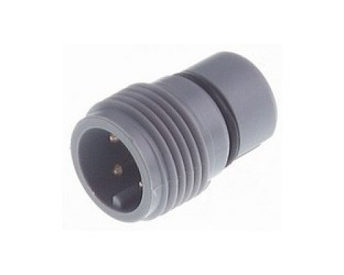 HIRSCHMANN 931902206  ELST 412 Sn grey; Appliance connector for M12 sensors with thread , press-in tube mounting, O-ring, 4 contacts, grey housing