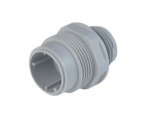 HIRSCHMANN 934337106  N11R AM 2 M20; Panel-mounted connector with metal screw-in casing monoblock design , 11 contacts + PE, male, M20x1.5, DIN 43651, 5A 60V AC/DC, grey housing