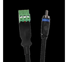 ATLASIED AS2RCA-3M-PHX         Male RCA to Phoenix Connector Cable 3 Meter w/ 5.5mm Phoenix Connector for use with AA Series Amplifiers