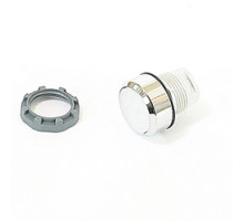 ABB  MP1-30W   22mm Modular - Pushbuttons MOM, Flush, Chrome Bezel White