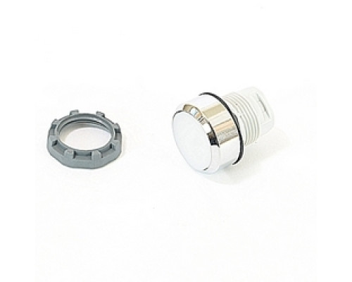 ABB  MP1-30W   22mm Modular - Pushbuttons MOM, Flush, Chrome Bezel White